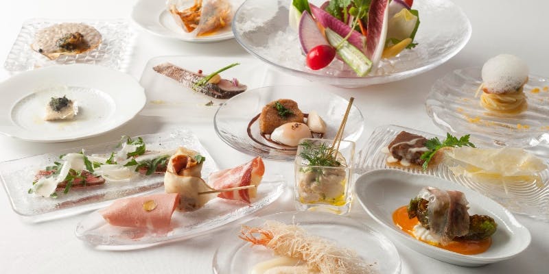 【スタンダードディナー】前菜・お魚・お肉のフルコース