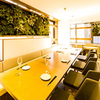 緑を多く配した癒しの空間