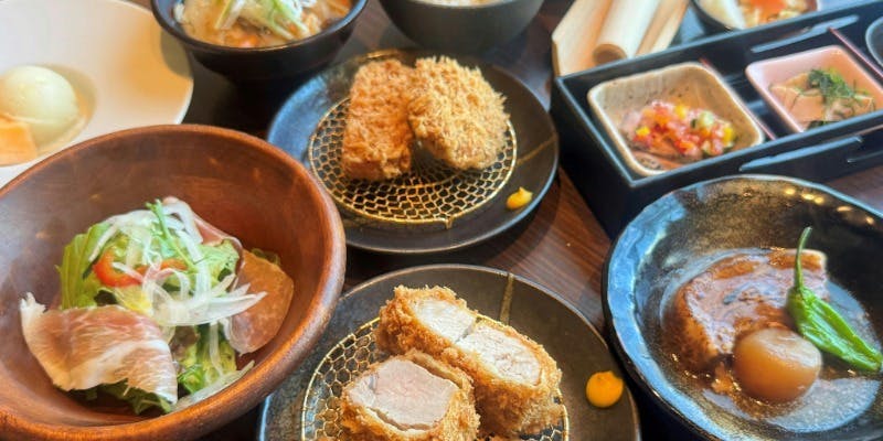 金華豚とんかつコ－ス