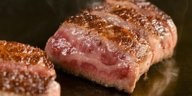 【ランチ限定】A5黒毛和牛赤身肉のランチステーキコース※お席90分制