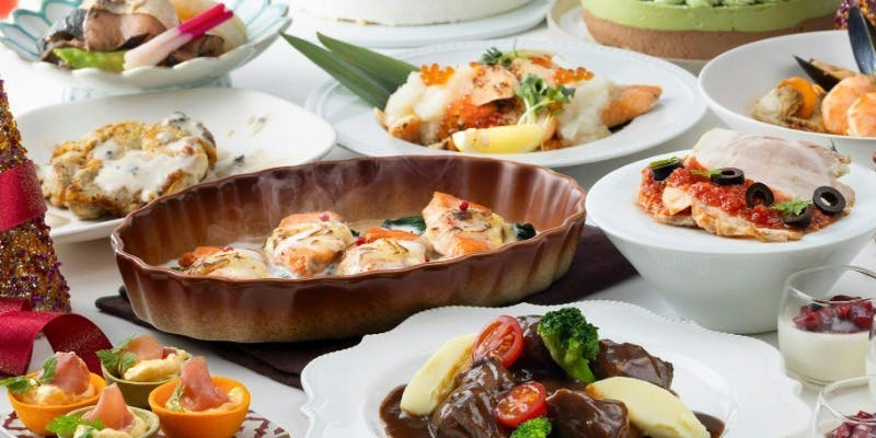 【12月】 クリスマスランチバイキング＋季節のドリンク特典（平日限定）