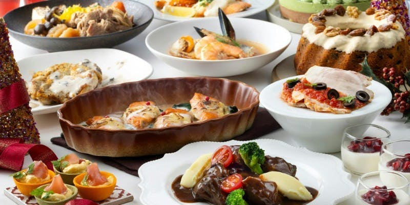 【12月】クリスマスディナーバイキング＋1ドリンク（12/1～12/19）