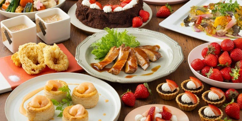 【2月】いちご×チョコレートフェア　ディナーバイキング＋1ドリンク（2/1～2/28）