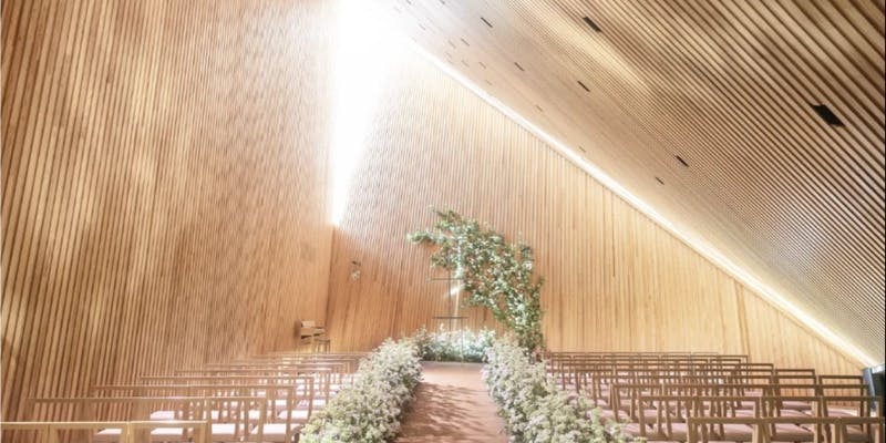 【森の光教会でチャペルプロポーズ】特別ペアディナーコース 乾杯スパークリングワイン付（大聖堂貸切）