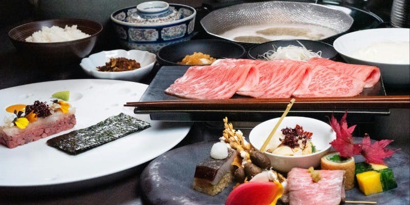 ・【佐賀牛しゃぶしゃぶと温泉豆腐の冬季期間限定コース全7品