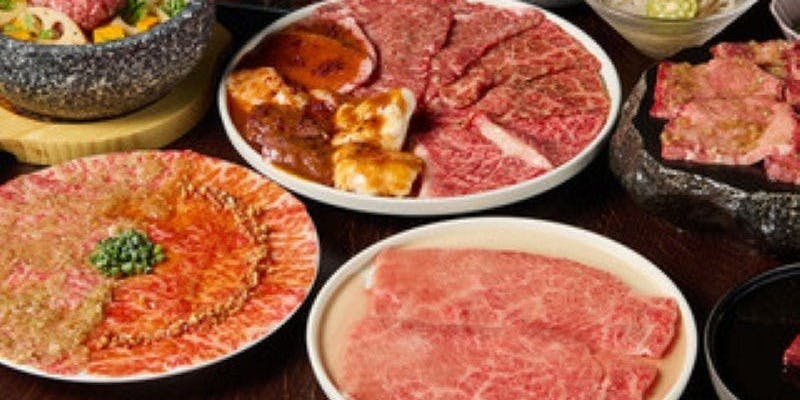 【リッチパーティーコース】2時間フリーフロー付き！10種類のお肉が堪能できる一番人気のコース