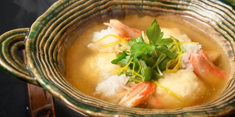 うかい豆腐と季節のコース