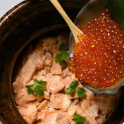 鮭いくらご飯