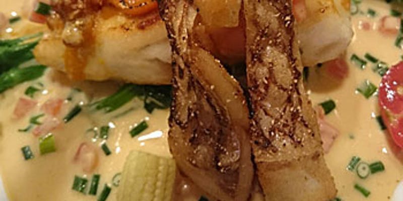 【ディナーC・シェフのお任せコース】前菜・スープ・魚料理・肉料理・デザート 全5品