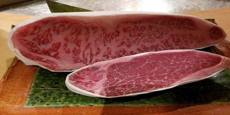 【ランチ和牛2種食べ比べ160g＋特製！和牛ご飯】シンタマ80gサーロイン80g計160g大人気銀座限定ランチ