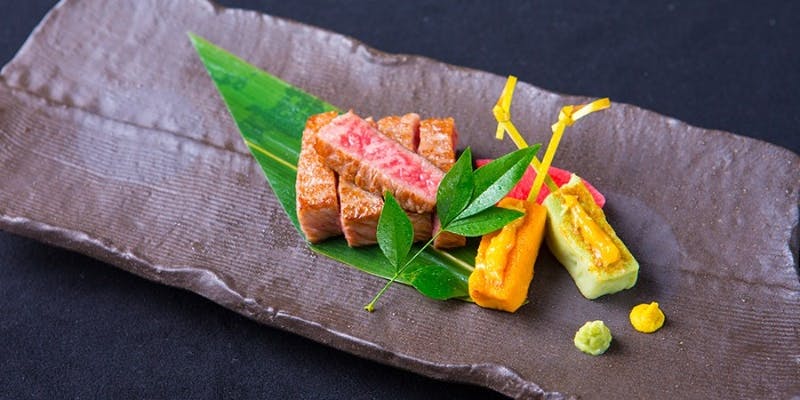 【神戸牛黒澤コース】神戸牛肉寿司、ステーキ、季節野菜など全6品