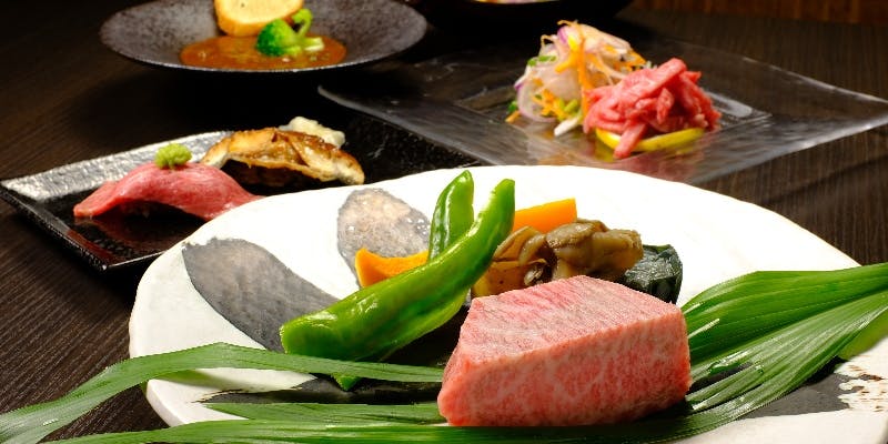 【吉祥吉本店季節のコース】神戸牛寿司、神戸牛ステーキなど全7品