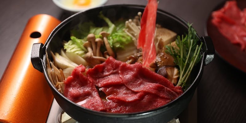 神戸牛食べ比べ すき焼き・しゃぶしゃぶ 贅沢コース（すき焼き）