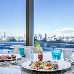朝食 シースケープ テラス ダイニング シースケープ テラス ダイニング ヒルトン東京お台場 ブッフェ 一休 Comレストラン