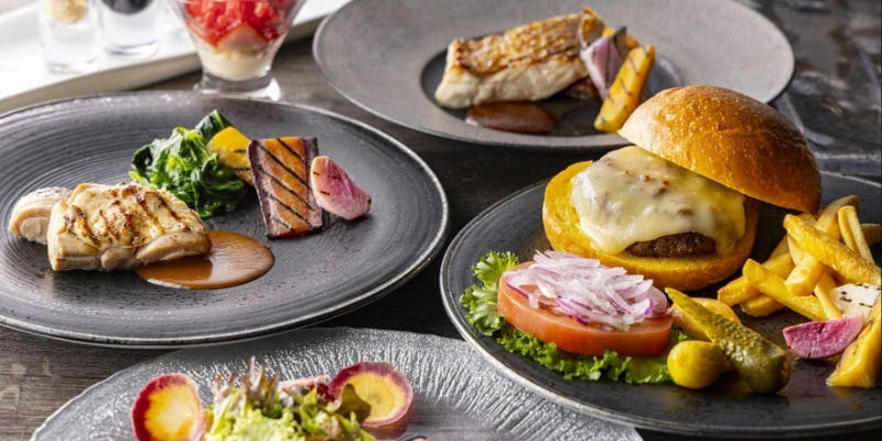 新鮮サラダバー付き プリフィックスコース（選べるメインディッシュ）＋乾杯シャンパン（平日限定）