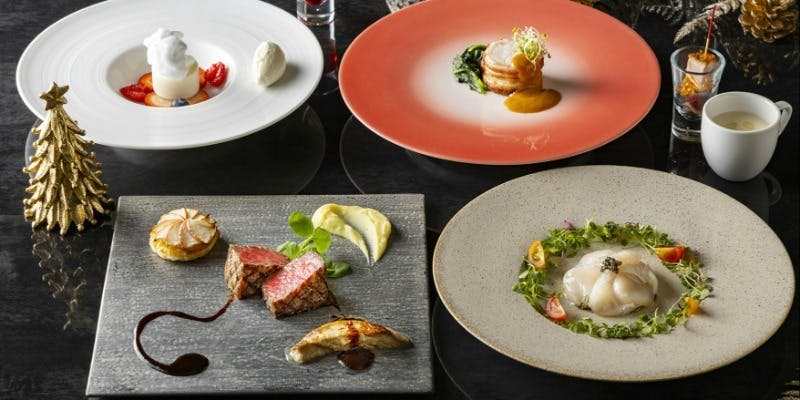 鮟鱇・ホタテ・常陸牛を楽しむ クリスマス特別ディナー（乾杯シャンパン付き）