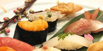 【桜木】新鮮な食材や握り鮨など旬を愉しむ - 寿し屋の勘八 旬  丸の内店