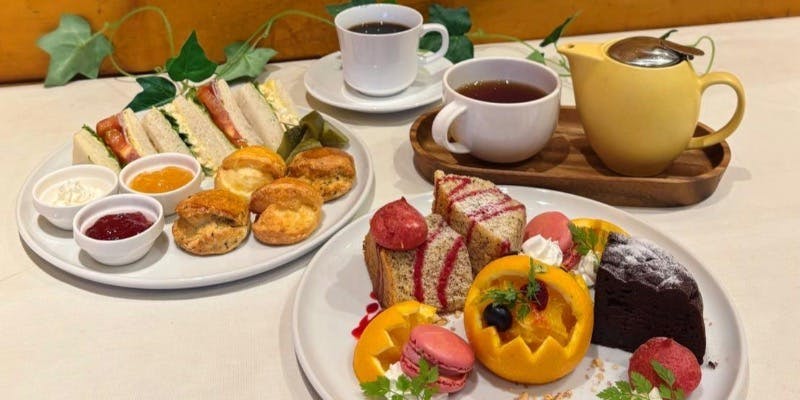 アフタヌーンティーセット＋ドリンク2杯付き　3時間滞在　アニバーサリープレート可能（1日10組様限定）