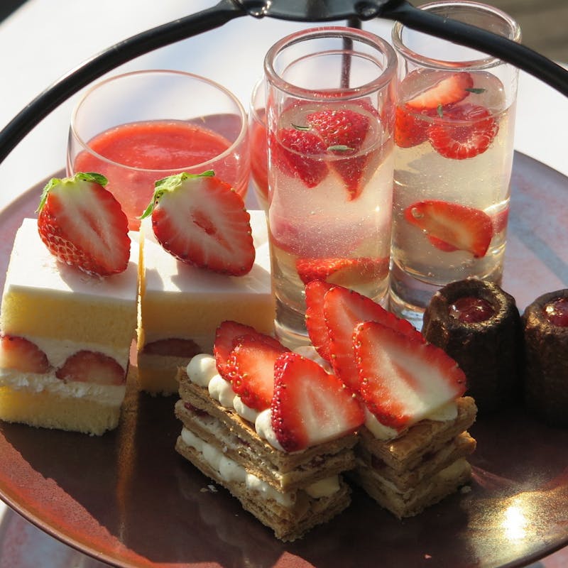 【Strawberry Afternoon tea】1.8～（2営業日前までのご予約制）