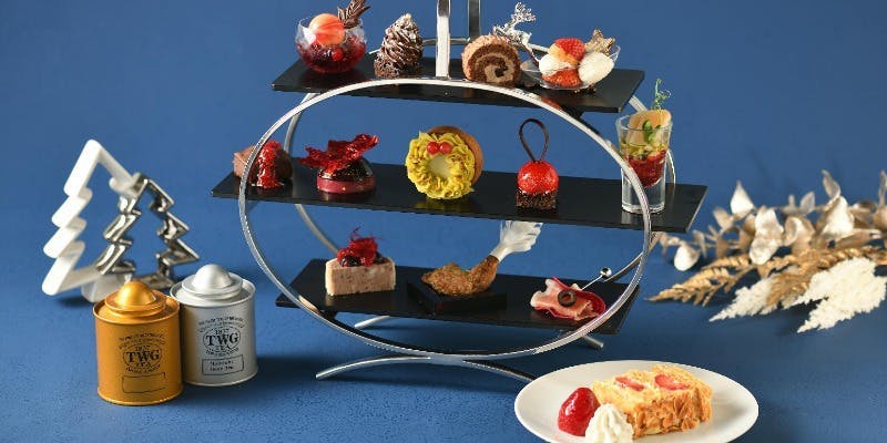 【Xmas2025】Afternoon Tea＋Xmasカクテル＋3時間カフェフリー（12/20～12/25）