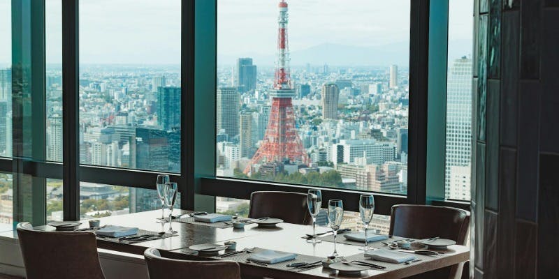 【TokyoTower 窓際指定】乾杯スパークリング付き！（土日祝日）