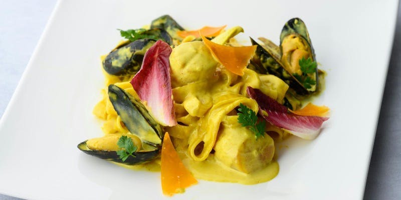 カレースパイス香る至福のフィットチーネ