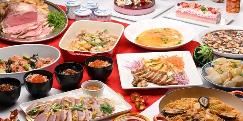 【お正月ディナーブッフェ】地上120m絶景×ローストビーフ、キッズコーナー等約60種＋飲み放題