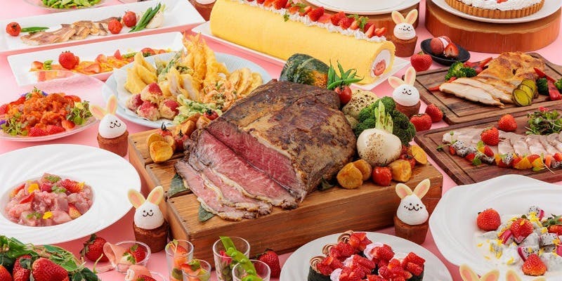 【金土日祝限定】いちごブッフェ　