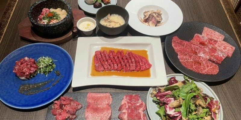 【9周年記念】KINTAN名物熟成タン、仙台牛赤身のすだれステーキなどのお肉贅沢に堪能