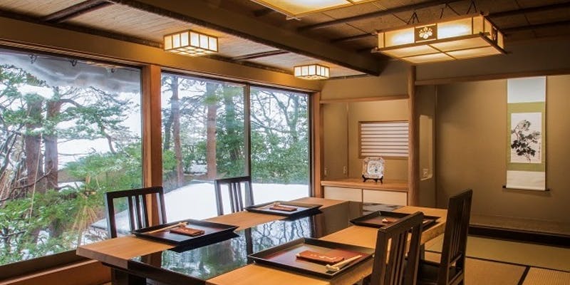 【ランチタイム限定四季彩会席】焼物、八寸、御飯など全8品