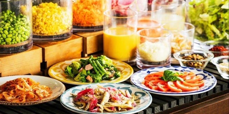 【平日ランチ】ピッツァ・パスタから選べるメイン×菜園サラダバー＆ドリンクバー