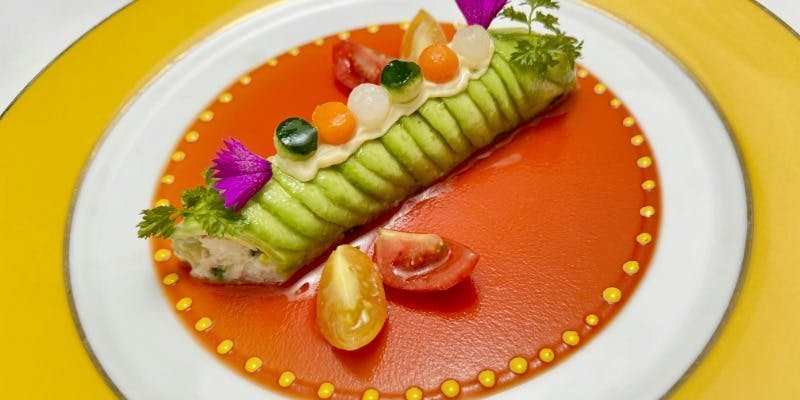 【Lunch Menu B】前菜とWメインなど全6品