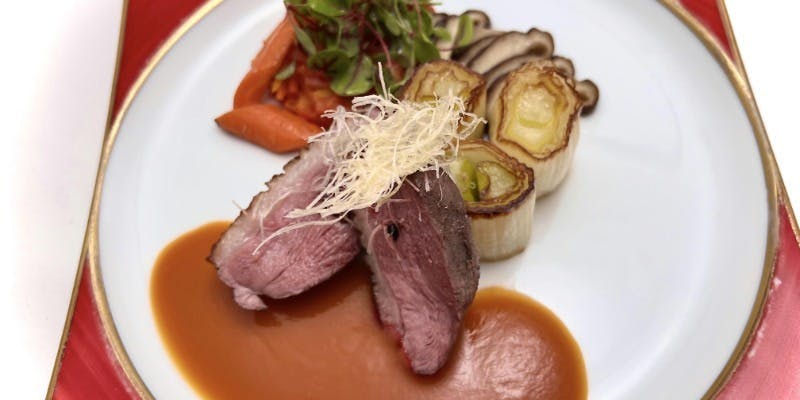 カスミ鴨金時人参ソース