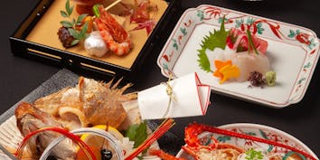 【豊寿会席】前菜 お造り 焼き物 揚げ物など全9品 - 日本料理 大和屋 そごう横浜店
