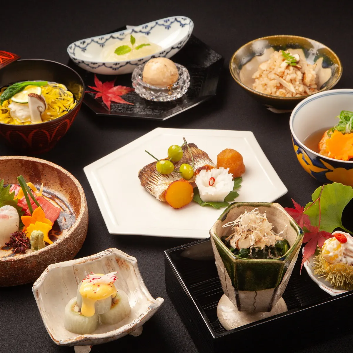 日本料理 大和屋 そごう横浜店 桐 お造り 焼物 お食事 デザート など全8品 スパークリングも選べる1ドリンク 9名様 ランチ プラン メニュー 一休 Comレストラン