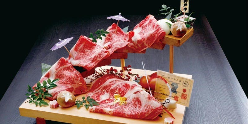 【神戸牛すき焼きコース】前菜～甘味含む全5品