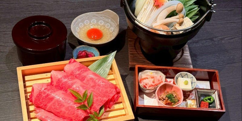 ランチ予約　　黒毛和牛すき焼き御膳　　　4300円