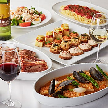 Arbre Village 銀座木村家 2時間飲み放題 大皿コース 老舗の本格フレンチをお手軽に 4種のオードブルや鮮魚料理 鴨肉など全5品 ディナー プラン メニュー 一休 Comレストラン