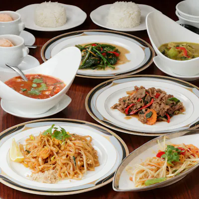 日本の優れた食材とタイ料理の融合で安心で美味しい料理を