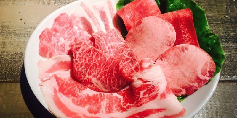 【神楽坂堪能焼肉セット3480】＋1ドリンク付き