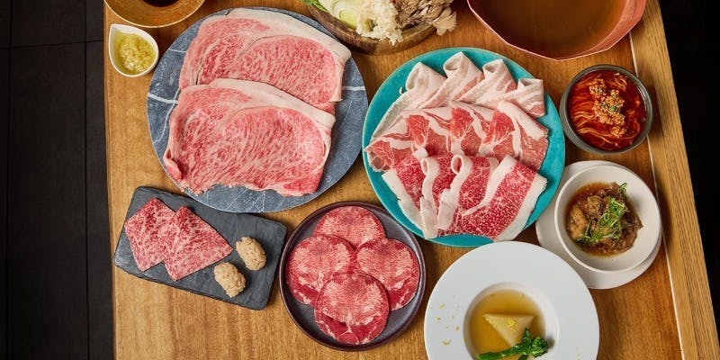 【冬リッチコース】人気の牛タン、黒和牛のすきしゃぶなどの逸品を堪能できるコース