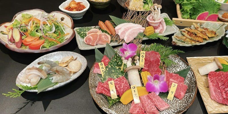 【黒毛和牛食べ放題コース】（個室確約）