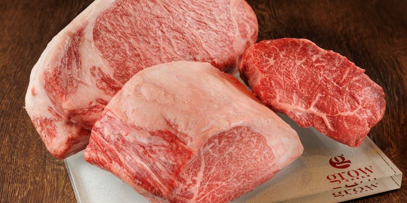 【黒毛和牛3種盛合せステーキコース】