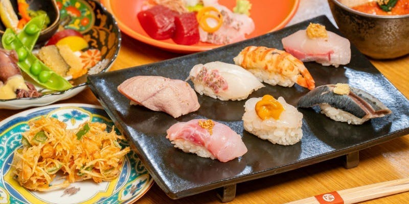 ながり鮨 ＜ランチ限定＞ モザイク寿司 彩セット 全4品 まるで