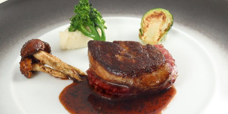 【期間限定】ロッシーニコース ～和牛フィレ肉とフォアグラソテー、トリュフソース～