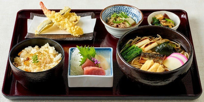 【大晦日限定】金箔鯛めし付き年越しそば御膳