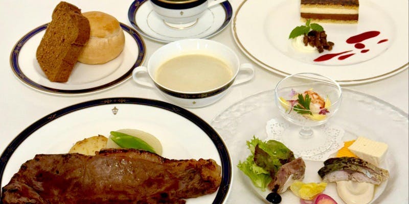 【開港ランチ】黒毛和牛or魚料理の選べるメインなど全4品＋乾杯スパークリングワイン