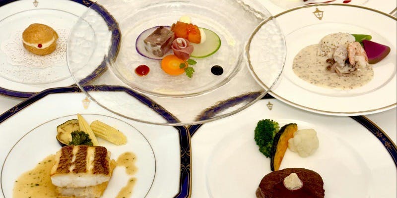 【料理長推薦料理】魚料理と黒毛和牛をお楽しみいただけるフルコース 全7品＋乾杯スパークリングワイン