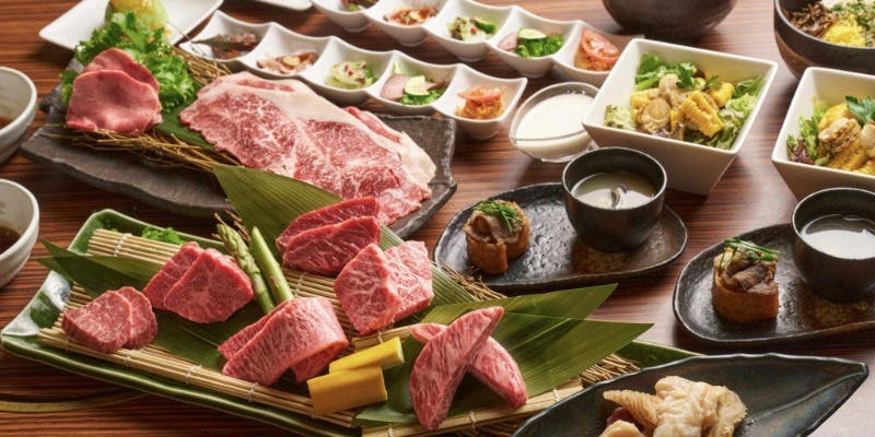 焼肉厳選赤身コース　季節料理とさっぱりヘルシー赤身肉