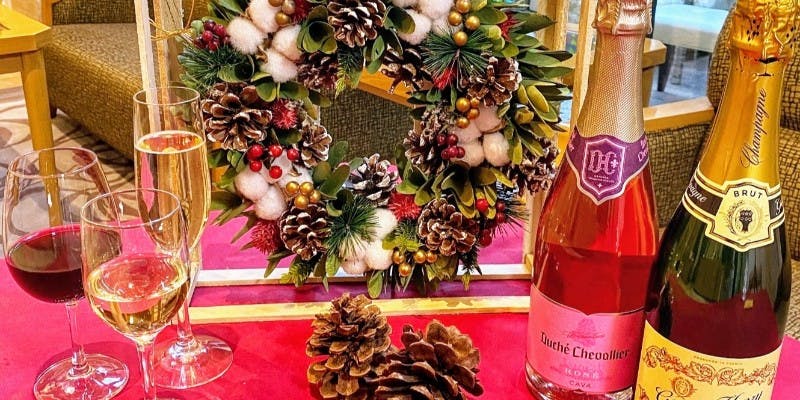 【Xmas2025】クリスマスディナーコース＋乾杯ドリンク付き
